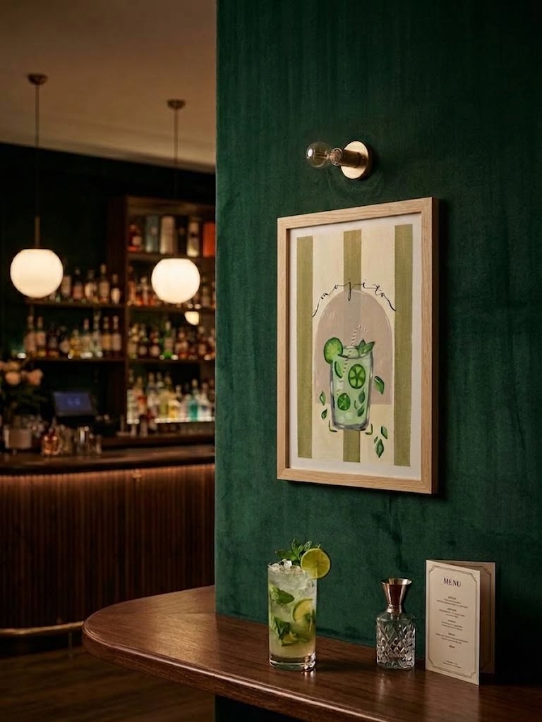 Mojito - Cocktail Collection - Handmade Paintings