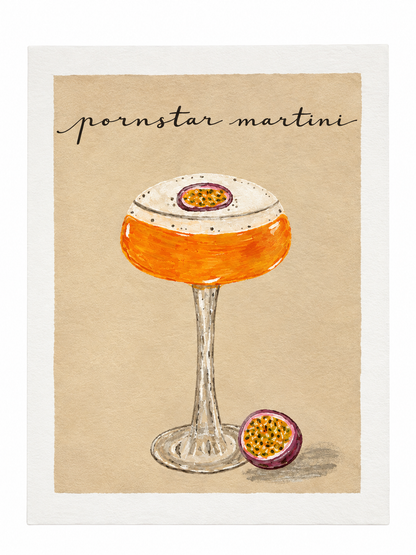 Pornstar Martini - Cocktail Collection - Handmade Paintings