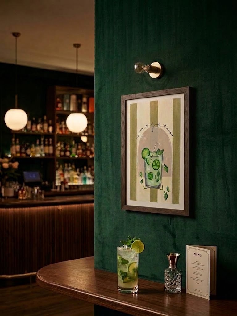 Mojito - Cocktail Collection - Handmade Paintings