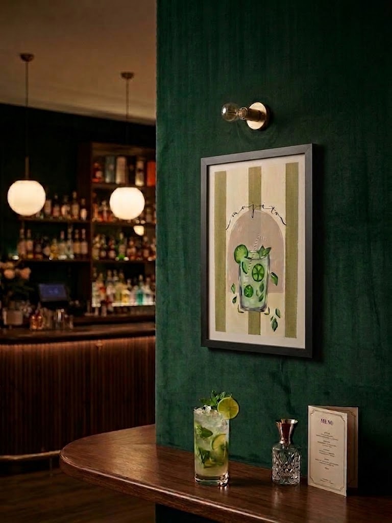 Mojito - Cocktail Collection - Handmade Paintings