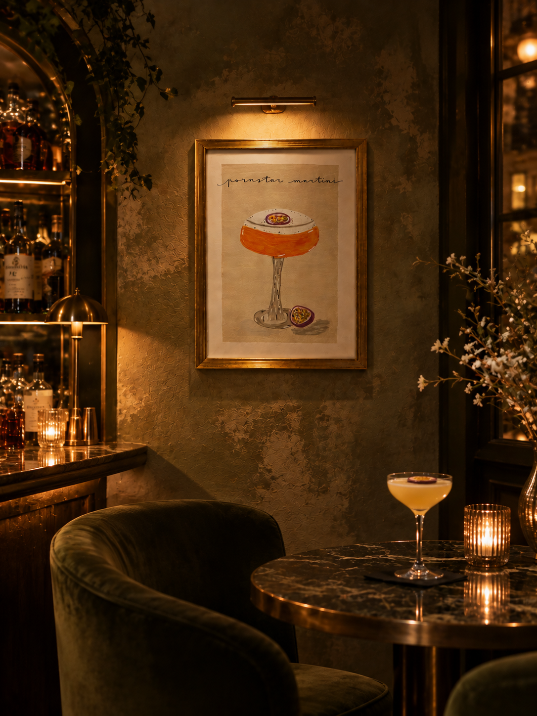 Pornstar Martini - Cocktail Collection - Handmade Paintings