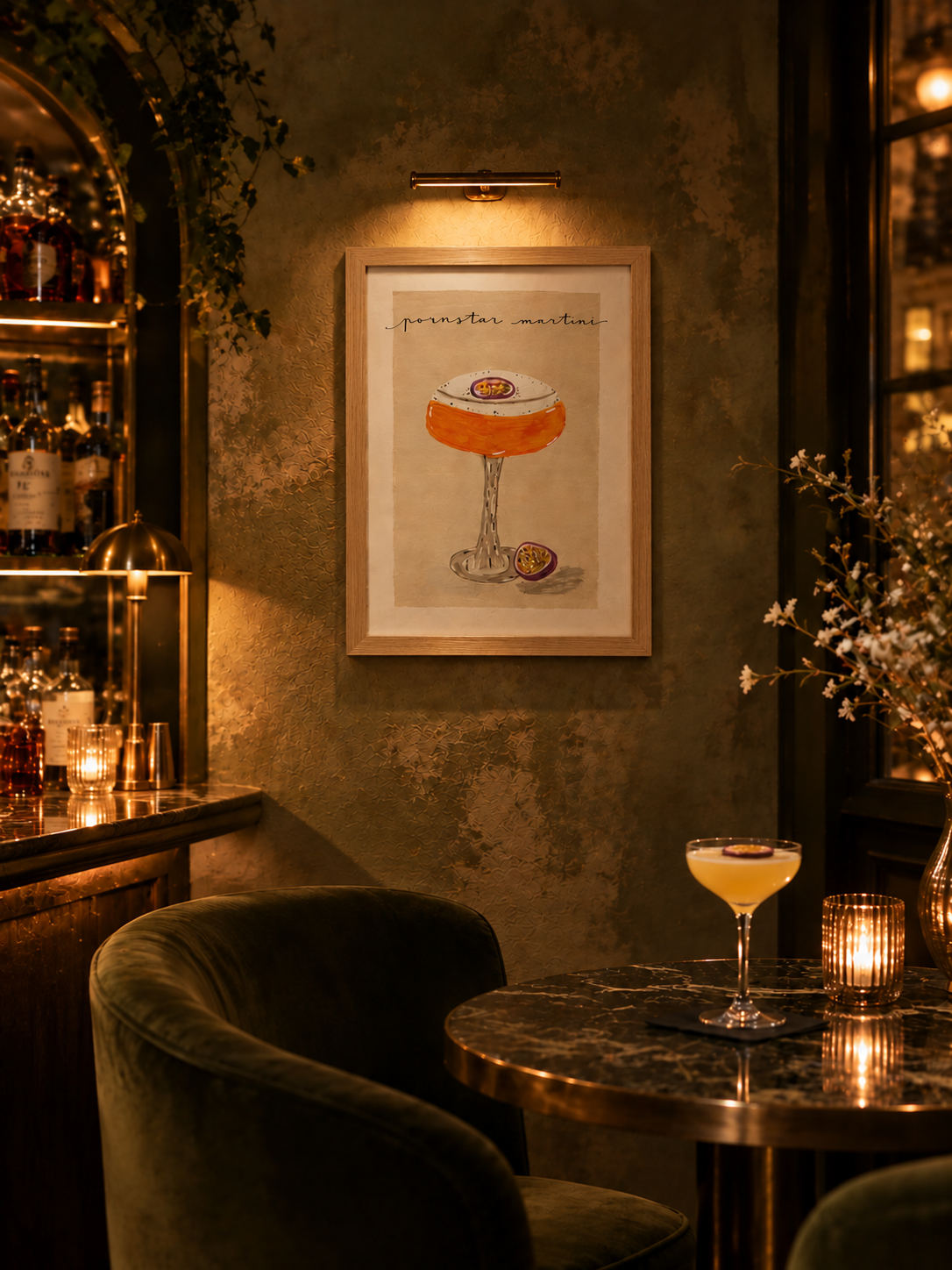 Pornstar Martini - Cocktail Collection - Handmade Paintings