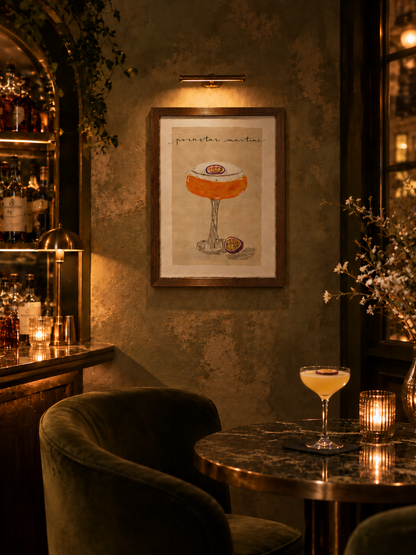 Pornstar Martini - Cocktail Collection - Handmade Paintings