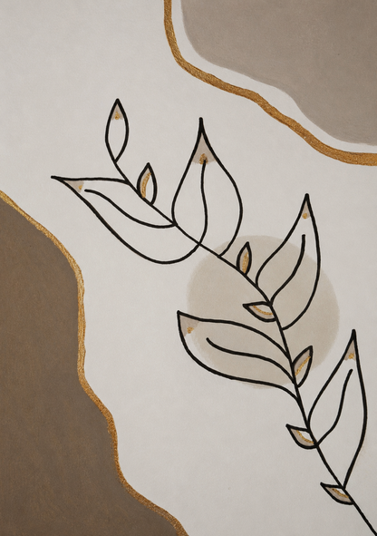 Fleur d'Or - Handmade Paintings