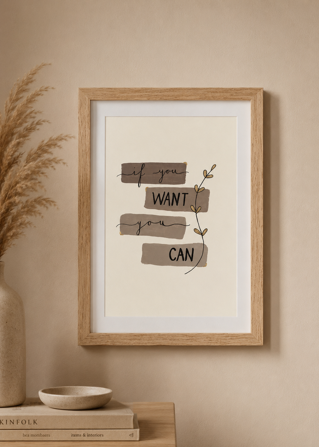 If You Want You Can - Handmade Paintings